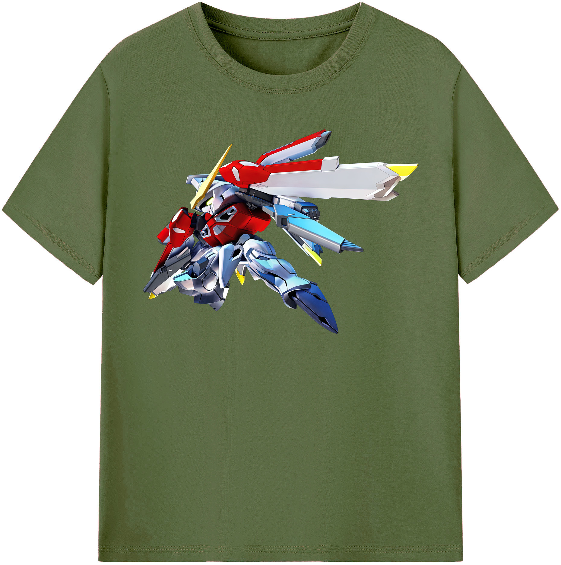 （画像用） 機動戦士ガンダム Mobile Suit Gundam 綿100％半袖Tシャツ（フロントプリント）